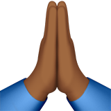 birleşen eller: orta koyu cilt tonu