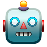 Robot kafası emoji