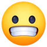 Dişlerini gösteren yüz - Facebook