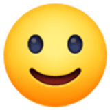 Hafifçe gülümseyen yüz - Facebook