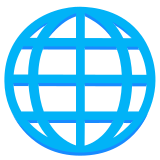 Meridyenli yerküre - Noto Color Emoji