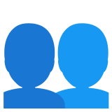 Siluet büstler - Noto Color Emoji