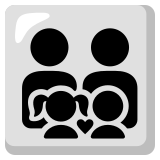 Aile: erkek erkek kız çocuk erkek çocuk - Noto Color Emoji