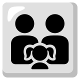 Aile: erkek erkek kız çocuk - Noto Color Emoji