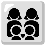 Aile: kadın kadın erkek çocuk erkek çocuk - Noto Color Emoji