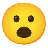 Ağzı açık yüz - Noto Color Emoji