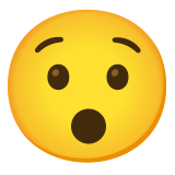 Şaşkın yüz - Noto Color Emoji