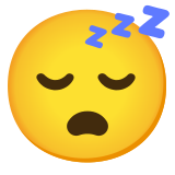 Uyuyan yüz - Noto Color Emoji