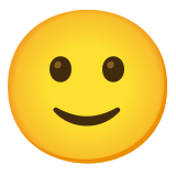 Hafifçe gülümseyen yüz - Noto Color Emoji