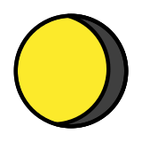 Küçülen ay - OpenMoji