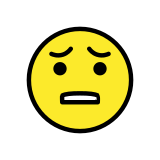 Kederli yüz - OpenMoji