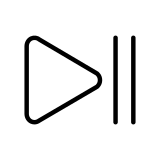 Oynatma veya duraklatma düğmesi - OpenMoji