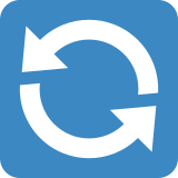 Saat yönünün tersinde dönen oklar - Twitter / X