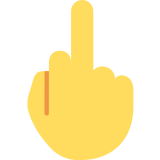 Orta parmak - Twitter / X