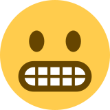 Dişlerini gösteren yüz - Twitter / X