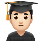 erkek öğrenci: açık cilt tonu