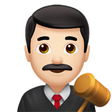 erkek hakim: açık cilt tonu