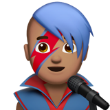 erkek şarkıcı: orta cilt tonu