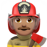 erkek itfaiyeci: orta cilt tonu