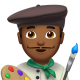 erkek ressam: orta koyu cilt tonu