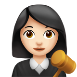 kadın hakim: açık cilt tonu