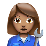 kadın tamirci: orta cilt tonu