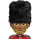 erkek muhafız: orta koyu cilt tonu