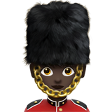 kadın muhafız: koyu cilt tonu