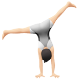 perende atan kişi: açık cilt tonu