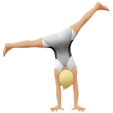 perende atan kişi: orta açık cilt tonu