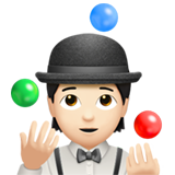 jonglör: açık cilt tonu