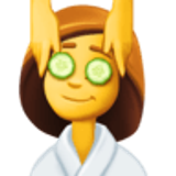 Yüz masajı yaptıran kadın - Facebook