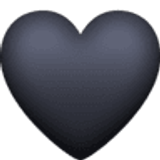 Siyah kalp - Facebook
