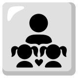 Aile: erkek kız çocuk kız çocuk - Noto Color Emoji