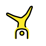 Perende atan kişi - OpenMoji