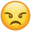 Sinirlenen emoji U+1F620 Sinirlenen emoji U+1F620