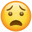Kederli acılı emoji U+1F627