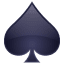 Maça emoji U+2660 Maça emoji U+2660