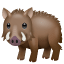 Yaban domuzu emoji U+1F417 Yaban domuzu emoji U+1F417