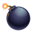 Bomba emoji U+1F4A3 Bomba emoji U+1F4A3