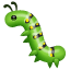 Tırtıl emoji U+1F41B Tırtıl emoji U+1F41B