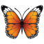 Kelebek emoji U+1F98B Kelebek emoji U+1F98B