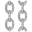 Zincir emoji U+26D3 Zincir emoji U+26D3