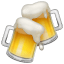 Bira bardaklar emoji U+1F37B Bira bardaklar emoji U+1F37B
