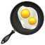 Sahanda yumurta emoji U+1F373 Sahanda yumurta emoji U+1F373