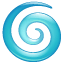 Siklon emoji U+1F300 Siklon emoji U+1F300