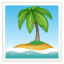 İzsiz ada emoji U+1F3DD İzsiz ada emoji U+1F3DD