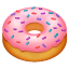 Donut U+1F369 Donut U+1F369