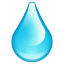 Damla emoji U+1F4A7 Damla emoji U+1F4A7
