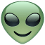 Uzaylı emoji Whatsapp U+1F47D